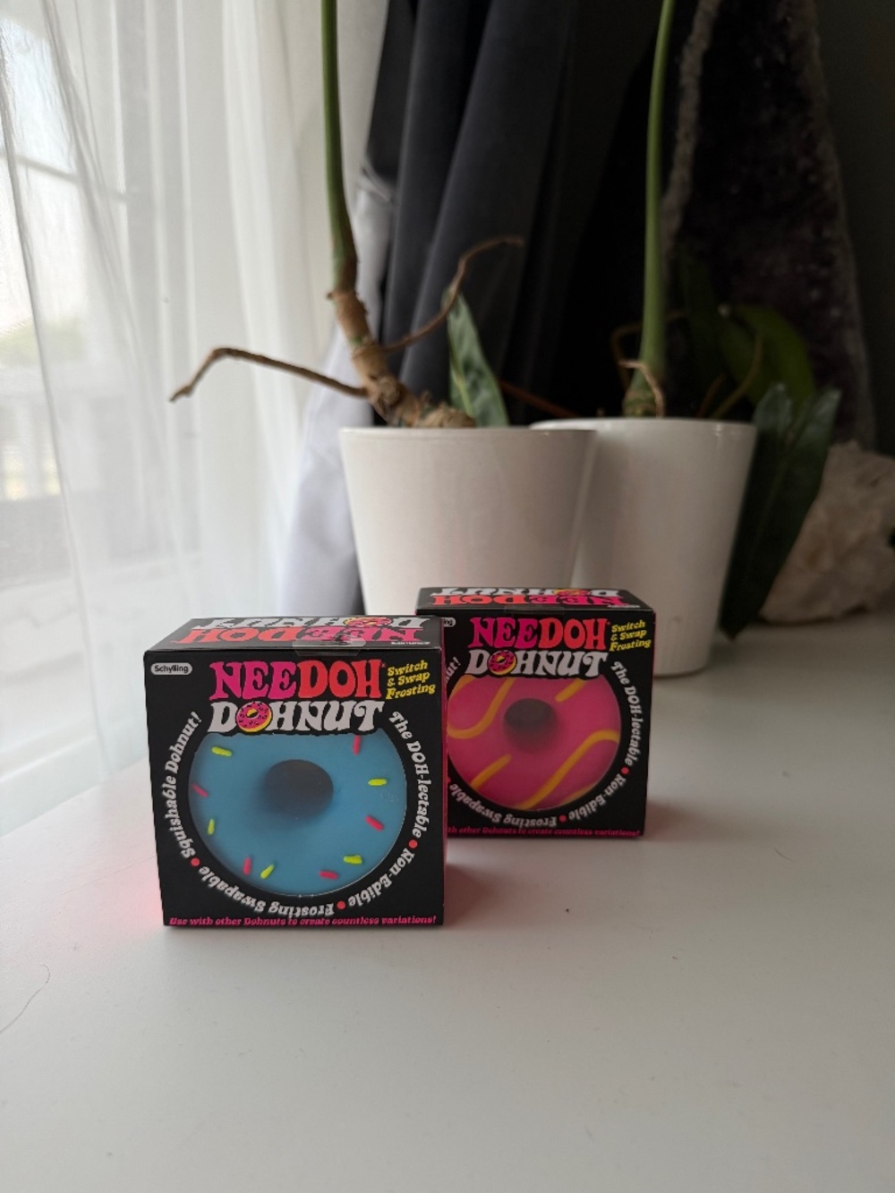 Schylling NeeDoh Dohnut Pink Frosting | NEW NWT | Rare Sensory Fidget Toy